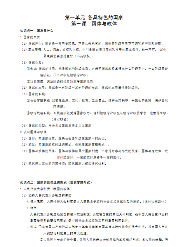 高中政治（选修） 预览第1张