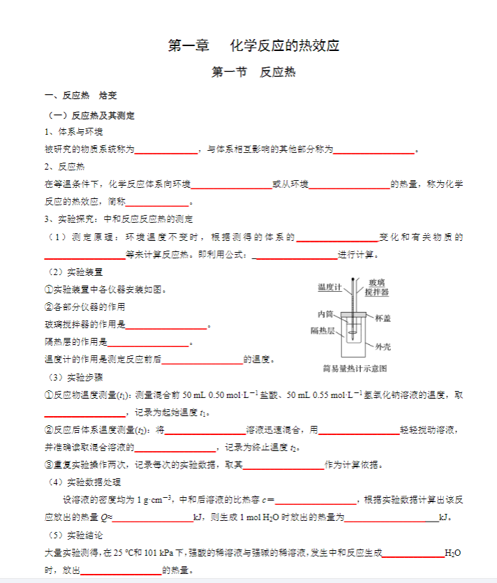 高中化学（选修） 预览第1张