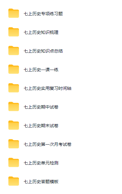 初中七年级历史 预览第1张