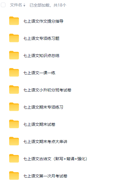 初中七年级语文 预览第1张