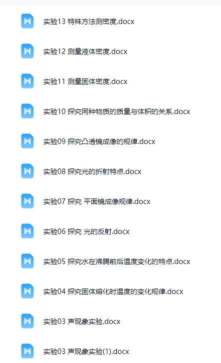 初中八年级物理 预览第1张