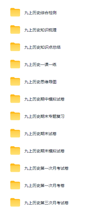 九年级历史 预览第1张