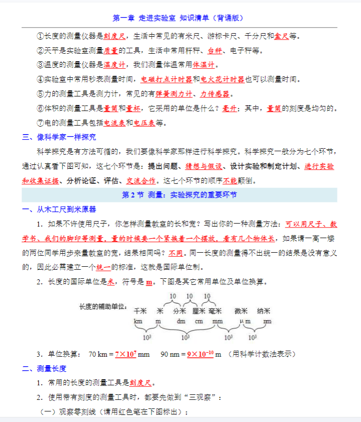 初中物理八九年级【教科版】 预览第4张