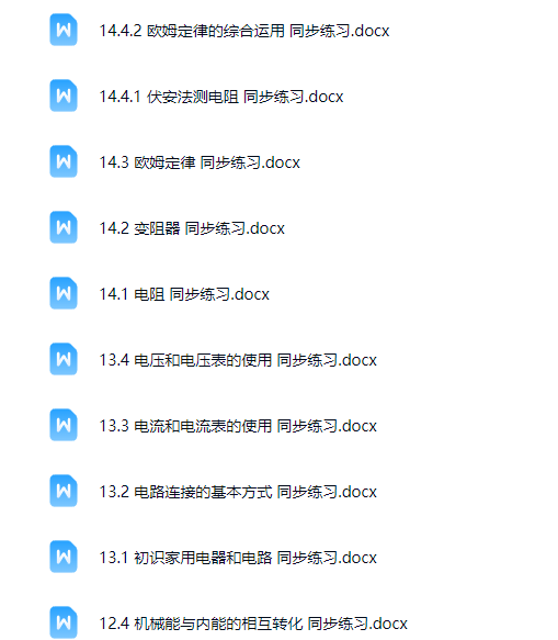 初中物理八九年级【苏科版】 预览第6张