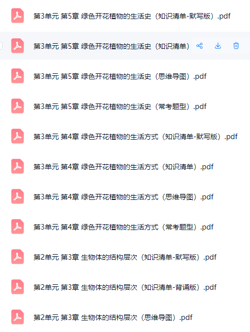 初中八年级生物【北师版】 预览第4张