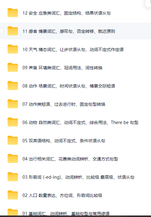 初中英语全年级 预览第2张