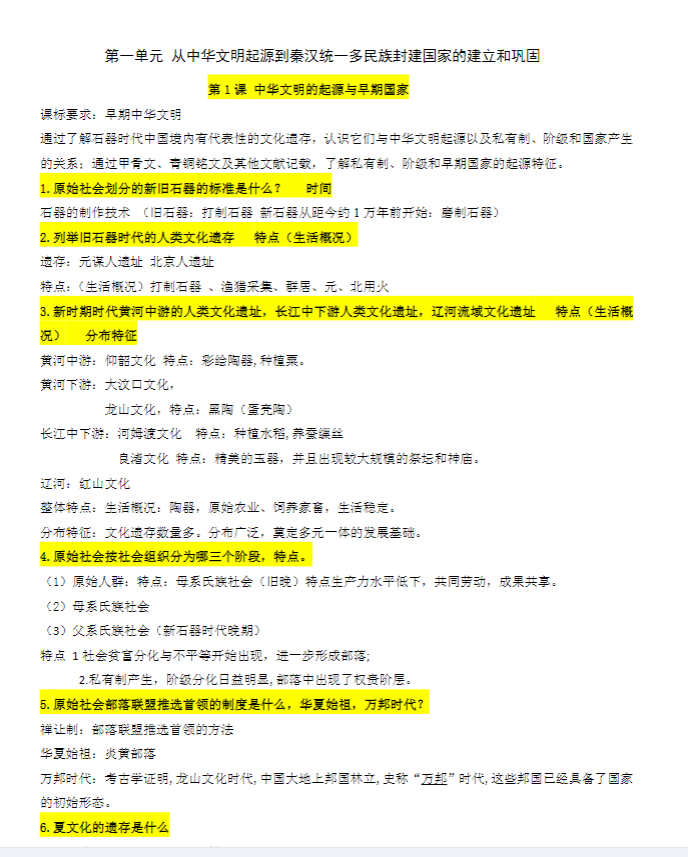 高中历史（选修+必修） 预览第6张