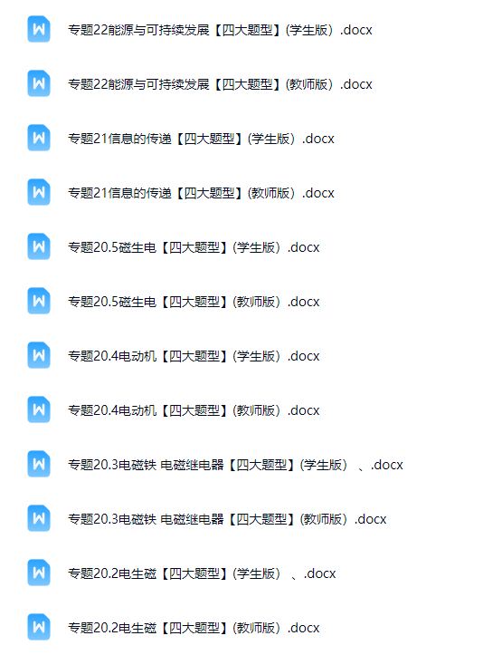 初中九年级物理 预览第4张