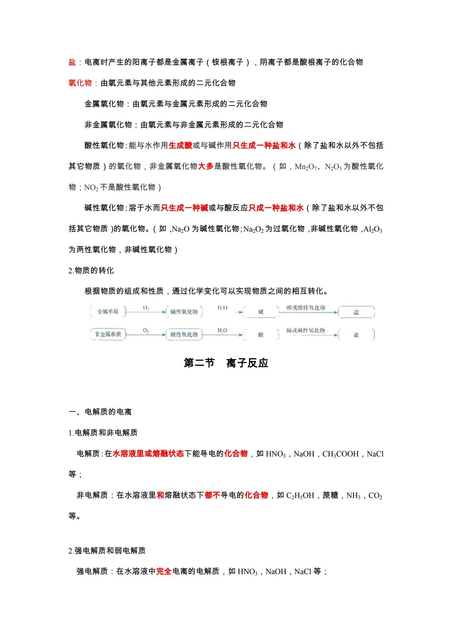 [高中化学必修1]知识汇总 预览第3张
