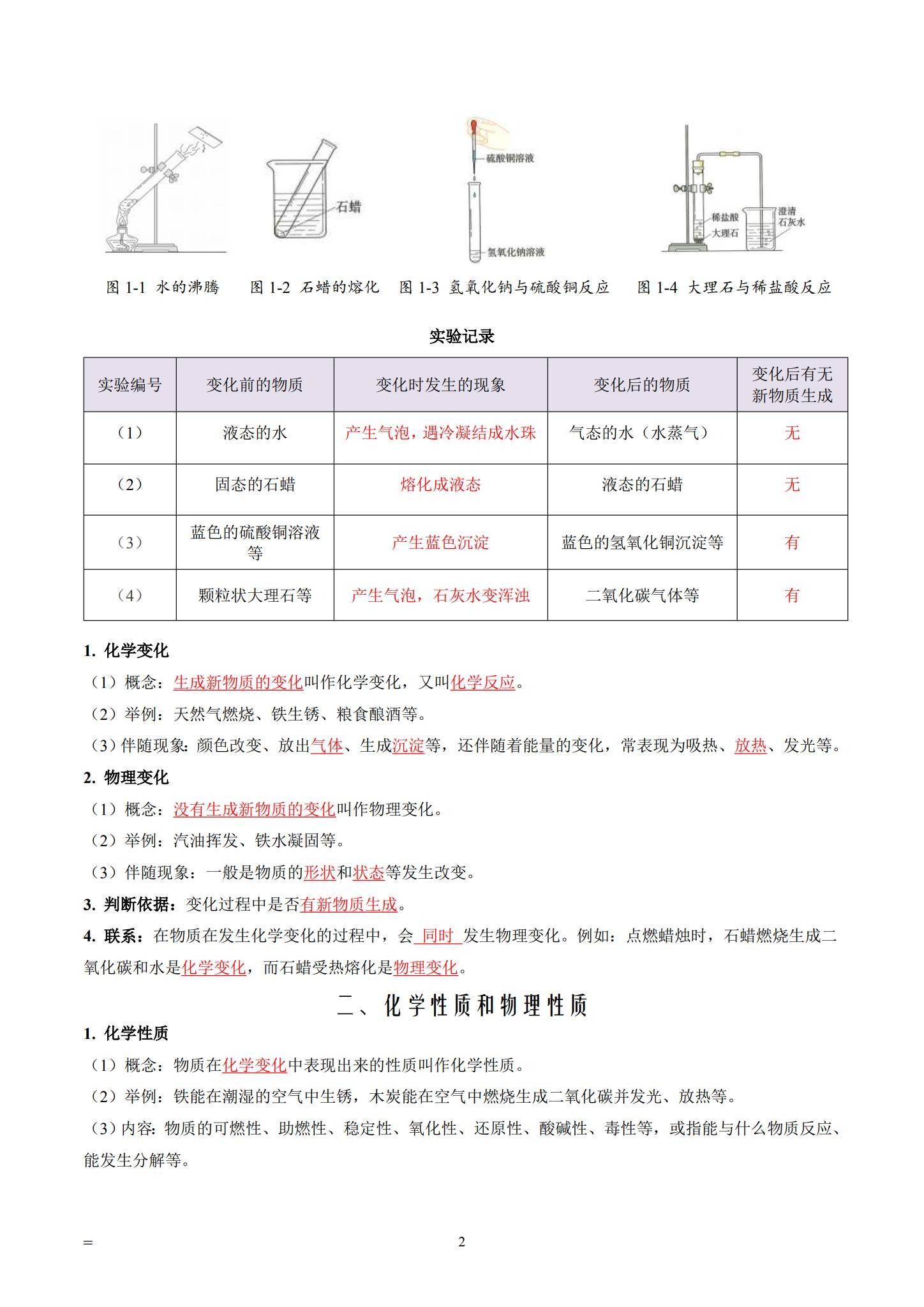 初中化学全年级 预览第2张