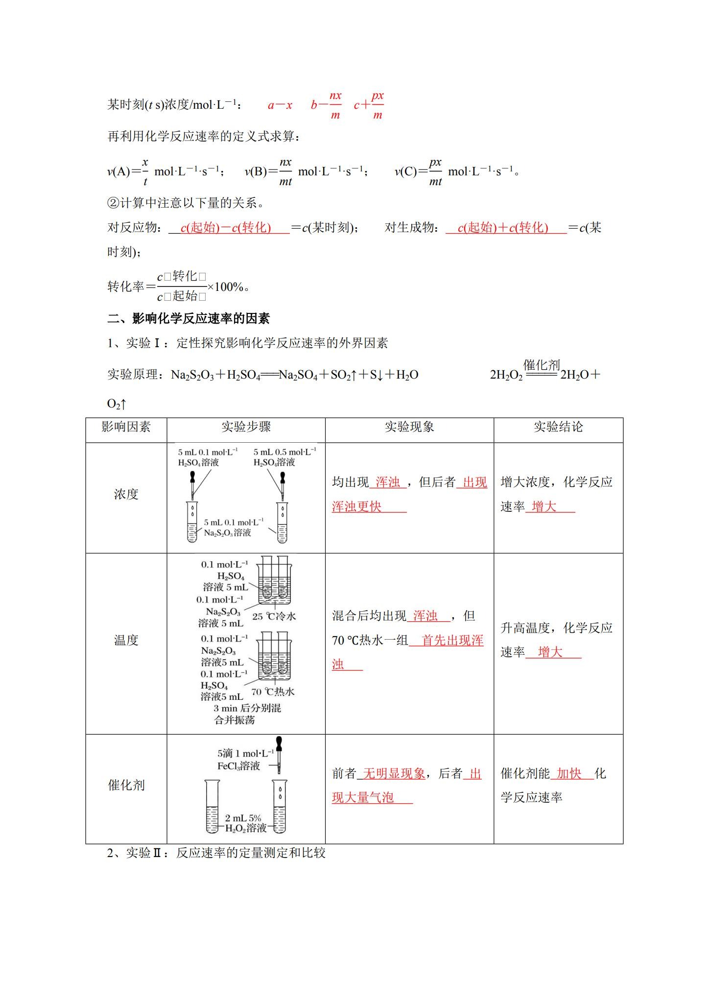 人教版｜高一、高二、高三化学｜选修1｜知识汇总 预览第2张