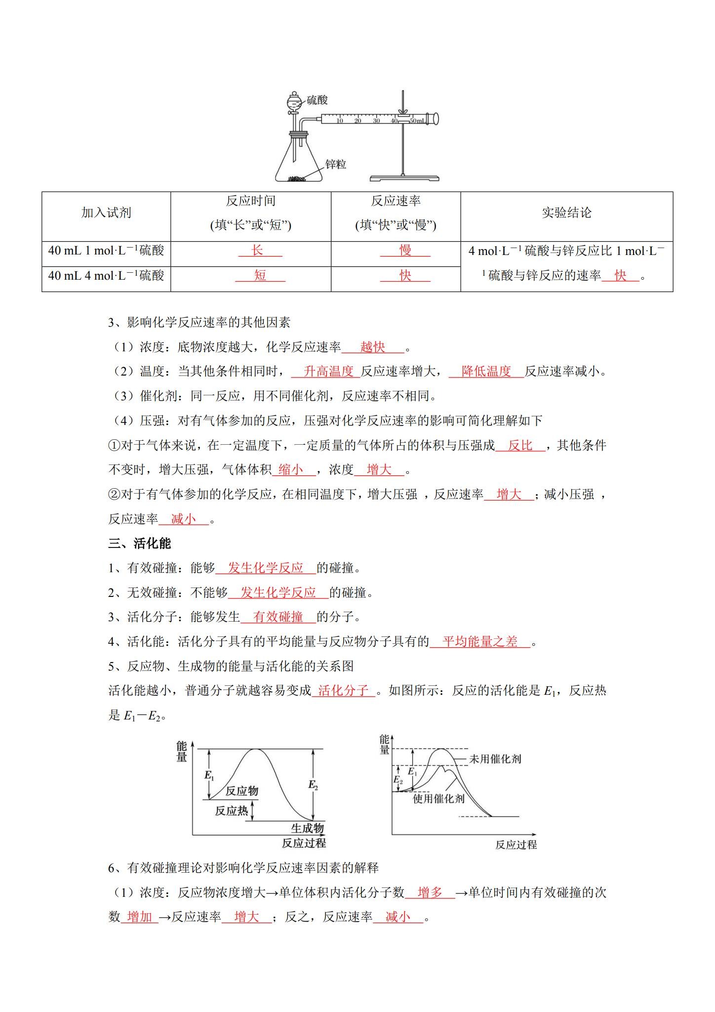 人教版｜高一、高二、高三化学｜选修1｜知识汇总 预览第3张