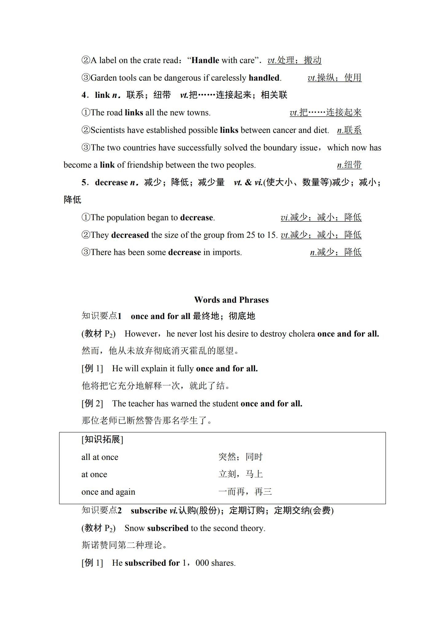 [高中英语选修2]知识汇总 预览第2张